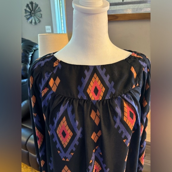 Lucky Brand Patterned Top - Picture 2 of 7